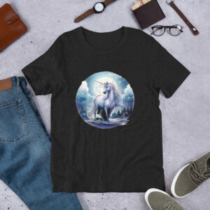 Unisex Moonlit Unicorn Graphic T-Shirt